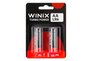 Батарейка щелочная AA 1.5V LR6 Turbo Power Winix 2шт