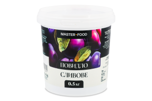 Повидло сливове пастеризоване 500г відро Master-Food