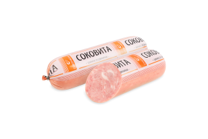 Шинка варена зі свинини в оболонці Соковита Соколівські 1с кг