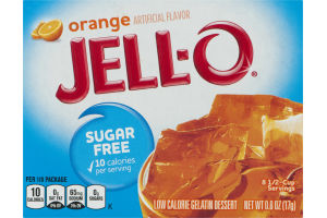 JELL-O Sugar Free Gelatin Dessert Orange