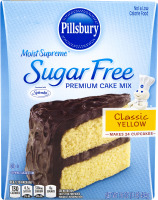 Pillsbury Moist Supreme Sugar Free Premium Cake Mix Classic Yellow