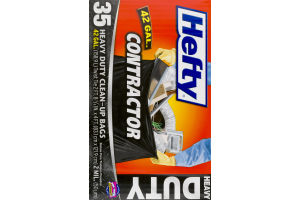 Hefty Heavy Duty Contractor Clean-Up Bags - 35 CT