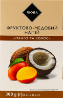 Напиток фруктово-медовый Манго и кокос RIOBA к/у 6х50г