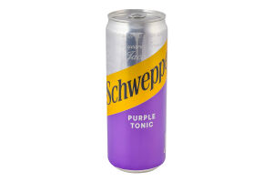 Напій безалкогольний сильногазований Purple Tonic Schweppes з/б 330мл