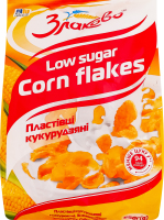 Хлопья кукурузные глазированные сахарной глазурью с уменьшенным содержанием сахара Злаково м/у 650г