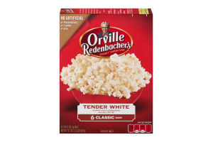 Orville Redenbacher's Gourmet Popping Corn Tender White - 6 CT