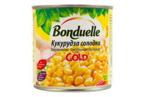 Кукуруза сладкая вакуумированная консервированная стерилизованная Gold Bonduelle ж/б 340г