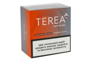Изделие табакосодержащее для электрического нагревания с фильтром Terea Sun Pearl 100шт
