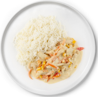 Фрикасе з курки з рисом