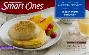 Weight Watchers Smart Ones Tasty American Favorites English Muffin Sandwich - 2 CT