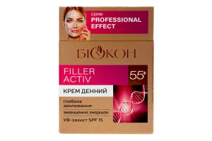 Крем денний від 55рок Filler Activ Professional Effect Біокон 50мл