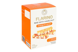 Батончик з фундуком, апельсином та лимоном Flarino к/у 132г