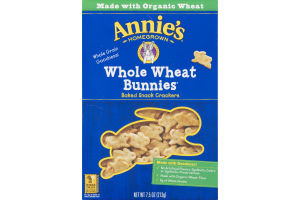 Annie's Homegrown Whole Wheat Bunnies Baked Snack Crackers