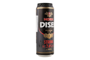 Пиво 0.568л 7.4% светлое фильтрованное пастеризованное Strong Horn Disel ж/б