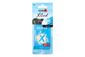 Ароматизатор д/авто X Card Ocean Nowax