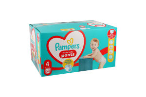 Трусики-підгузники для дітей 9-15кг 4 Pants Pampers 108шт