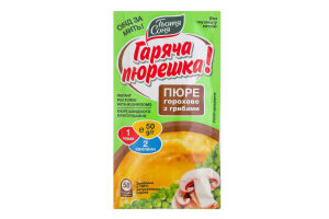 Пюре гороховое быстрого приготовления с грибами Горячая пюрешка! Тьотя Соня м/у 50г
