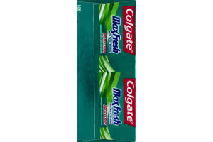 Colgate MaxFresh With Whitening Toothpaste Clear Mint Value Pack - 2 PK