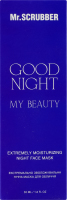 Маска для обличчя нічна екстримально зволожувальна Good night Mr.Scrubber 50мл