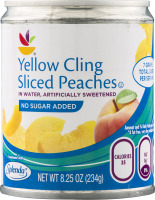 Ahold Yellow Cling Sliced Peaches with No Sugar Added