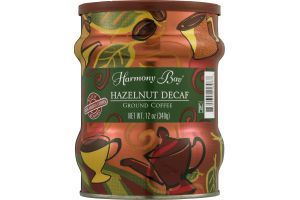 Harmony Bay ground coffee - hazelnut decaf (759171216078)