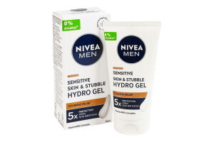 Гидрогель для чувствительной кожи и щетины Nivea Men 50мл
