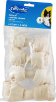 Companion Natural Rawhide Chews For Dogs 4 Inch - 4 CT