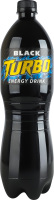 Напиток энергетический безалкогольный сильногазированный с пониженной калорийностью Turbo Black п/пл 1л