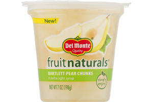 Del Monte Fruit Naturals Bartlett Pear Chunks