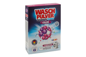 Средство моющее порошкообразное Color Aquamarin System Wash Pulver 340г