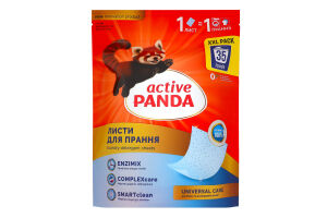 Листы для стирки Универсальный уход Active Panda 35шт