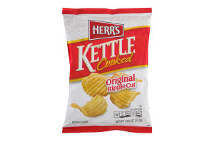 Herr's Kettle Cooked Original Ripple Cut Potato Chips