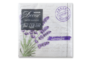 Серветки пап.3ш.Лав.33*33 Novus 20шт