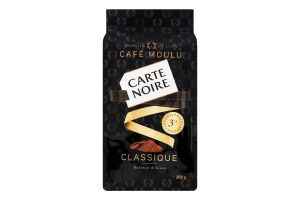 Кофе натуральный жареный молотый Classique Carte Noire м/у 250г