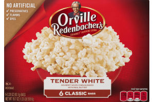 Orville Redenbacher's Gourmet Popping Corn Tender White - 6 CT