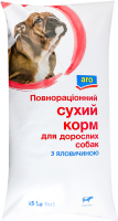 Корм сухой полнорационный для взрослых собак с говядиной Aro м/у 15кг