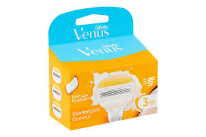 Кассеты сменные для бритья Кокос ComfortGlide Venus 3шт