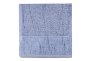 Рушник Міладо синій махровий велюр 70*140см 550г/м2 ГМ Текстайл