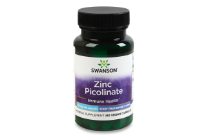 Добавка дієтична капсули 22мг Піколінат цинку Swanson 60шт