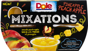 Dole Mixations Fruit Cups Pineapple Peach Apple - 4 CT