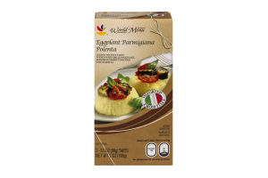 Ahold World Menu Eggplant Parmigiana Polenta