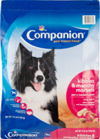 Companion Dog Food Kibbles & Munchy Morsels Beef & Chicken