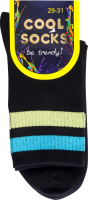 Носки мужские Cool Socks Полоска черный р.29-31