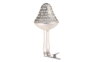 Прикраса ялинкова Грибочок скло 13см 985684