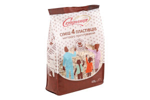 Суміш 4 пластівців миттєвого приготування Сквирянка м/у 400г