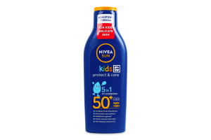 Лосьйон сонцезахисний SPF 50+ Захист та догляд Kids Nivea Sun 200мл