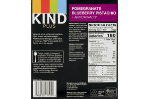 KIND Plus Pomegranate Blueberry Pistachio + Antioxidants Bars - 12 CT