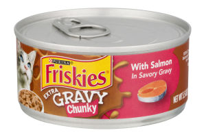 Purina Friskies Extra Gravy Chunky with Salmon