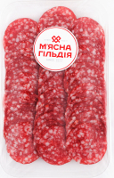 Колбаса нарезка из мяса птицы Из филе индейки М'ясна Гільдія с/к в/с кг