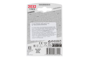 Батарейка CR2032 3V Lithium Energizer 1шт
